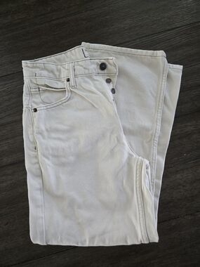 We The Free Slim Straight Jeans in Cream